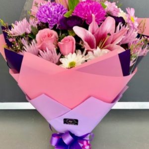 Bouquet Pink and Purple Tones